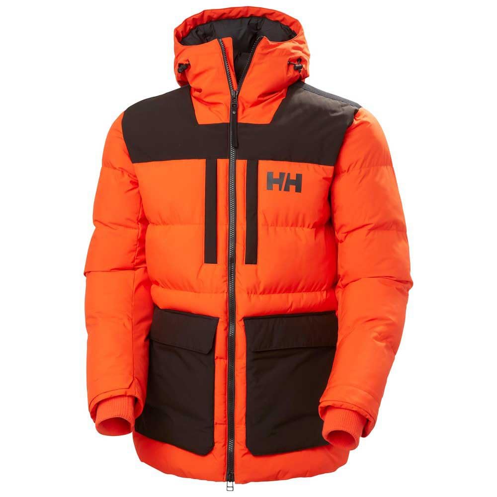 Helly Hansen Chaqueta hinchada de Patrulla Abrigo, 147 Cherry Tomate, L para Hombre