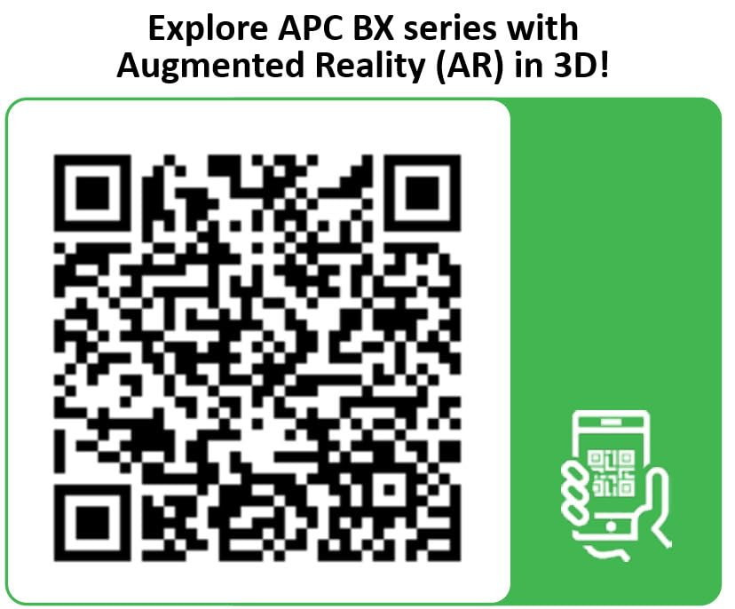 APC by Schneider Electric Back-UPS Bx - BX1200MI-GR - Sistema de Alimentación Ininterrumpida SAI 1200 VA, Batería de Respaldo con Tomas Schuko y protección contra subidas de tensión, AVR