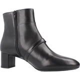 Geox D Pheby 50A, Bota de Tobillo Mujer, Black, 36.5 EU