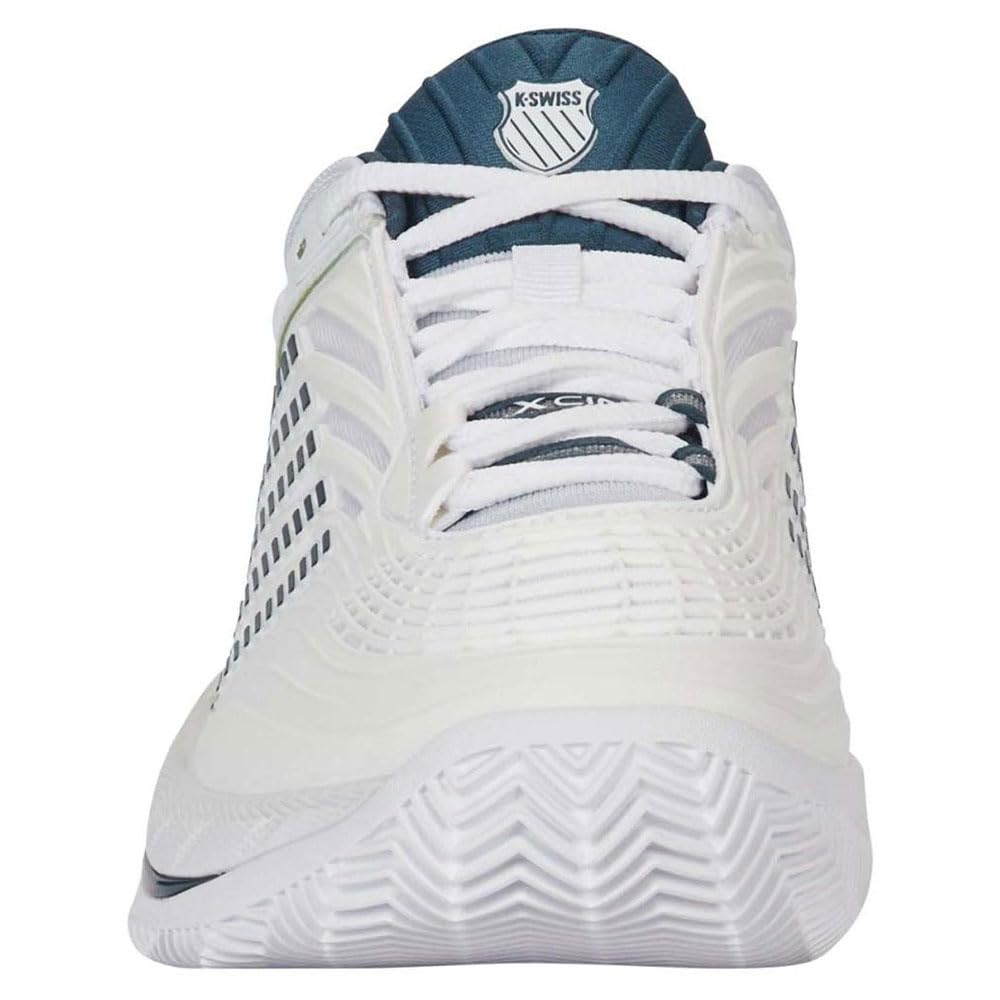 K-Swiss Hypercourt Supreme 2 Tennis Shoe da uomo, White Stargazer, 44.5 EU