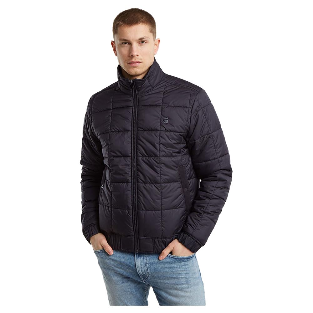 G-STAR Para Hombre Chaqueta Meefic Quilted, Negro (dk black D25369-B958-6484), L