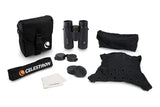 Celestron 71406 TrailSeeker 10x42: prismáticos con prisma BaK-4, negro