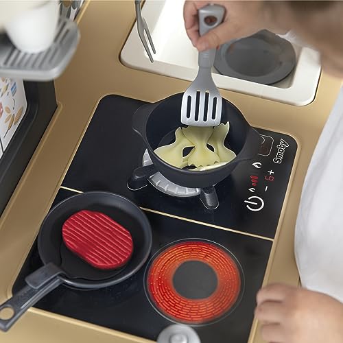 Smoby- Cocina Infantil Evolutiva con Sonidos, Encimera Elevable hasta 8cm Extra, 31 Accesorios, 4 Electrodomésticos, Juguete Niños Niñas A Partir de 3 años (7600312308)