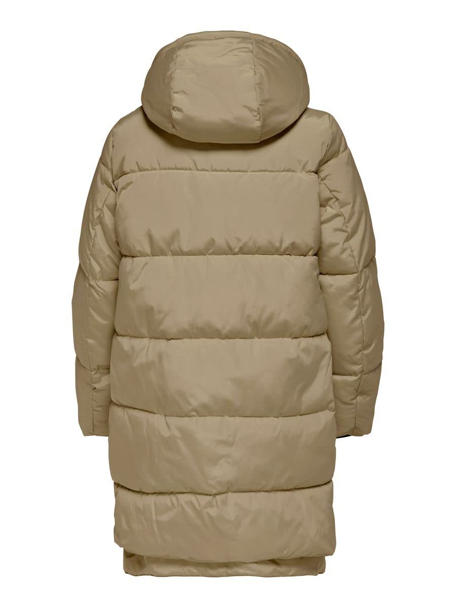 ONLY Onlnora Long Puffer Coat CC Otw Chaqueta, Vajilla, M para Mujer