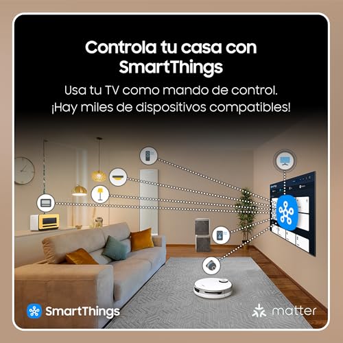 SAMSUNG TV QLED 4K 2024 55Q70D Smart TV de 55" con más de 1.000 Millones de Colores, el Mejor Smart TV, GANA Las partidas a 120Hz y Escucha Todos los Altavoces con Q-Symphony