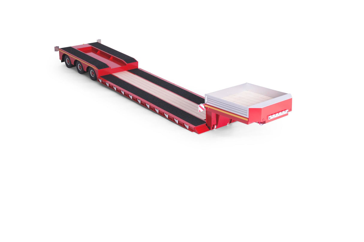 Carson 500907700 1:14 góndola de Cama rebajada de 3 Ejes - Camión RC, Piezas de Recambio, Piezas Tuning, Accesorios, modelismo, Escala 1:14, Remolque camión