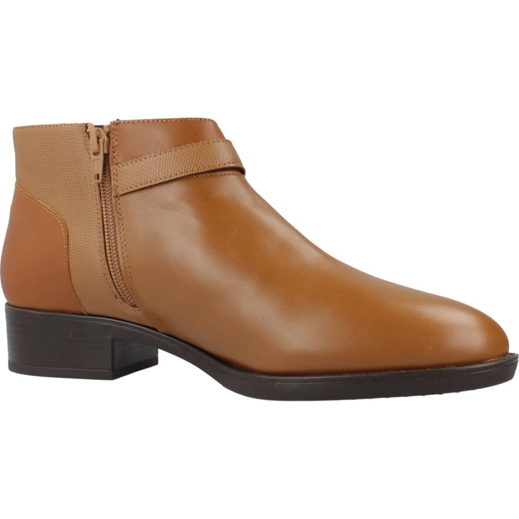 Geox D Felicity B, Bota de Tobillo Mujer, coñac, 40 EU