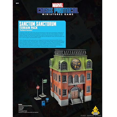 Atomic Mass Games Paquete de Terreno Sanctem Sanctorum, Juego de miniaturas, a Partir de 14 años, 2 Jugadores, 45 Minutos de Tiempo de Juego, Multicolor, FFGCP68