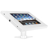 SecurityXtra SecureDock Uno - Seguridad Pantalla de sobremesa de Ajustable para Apple iPad 2/3/4, Air, Air 2 & iPad Pro 9.7" - Blanco
