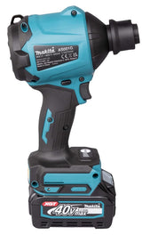 Makita AS001GA102 - Soplador de batería (40 V, máx. 2,0 Ah, 1 batería + Cargador en Bolsa de Transporte), Color Azul