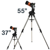 Celestron 11049 Telescopio computarizado NexStar 4SE Maskutov-Cassegrain con montaje totalmente automatizado, tecnología SkyAlign y revestimiento XLT, negro/naranja