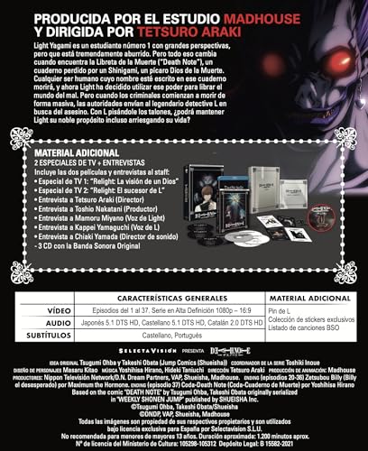 Death Note Edición (37 Episodios) [Bluray] [Blu-ray]