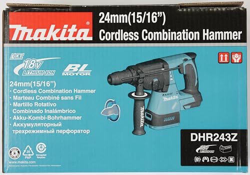 Makita Hammer DHR243Z 18V SDS-Plus 2.0 J BRUSHLESS 3 Funciones (SOLO CUERPO)