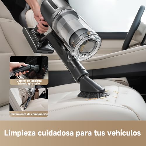 Dreame Z40 Station Aspiradora Escoba sin Cable con Vaciado Automático, Cepillo Multifunción Revelador de Polvo, Filtro Hepa, Herramienta de Fregado en Húmedo, Detección de Suciedad, 310 AW