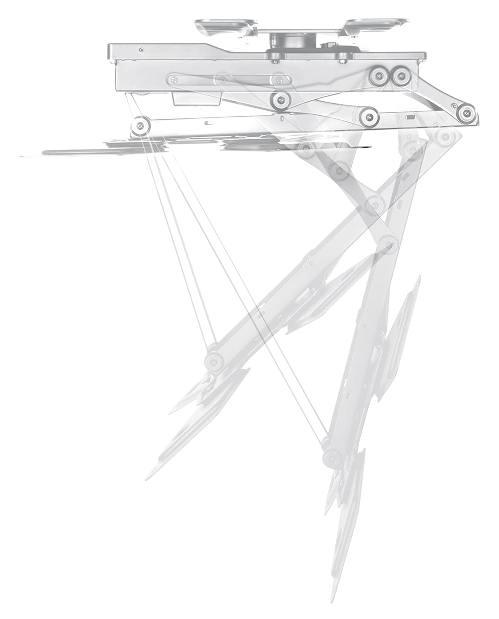 Mywall HL46MWL - Soporte de Techo para televisores motorizados y Plegables con Control Smart Home de 23 a 65 Pulgadas, Carga de hasta 30 kg con función giratoria de 180°