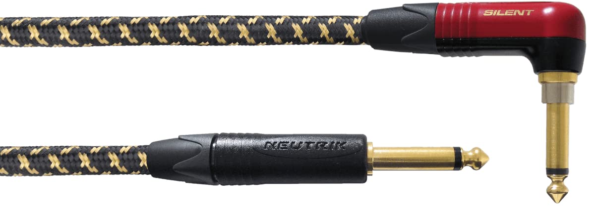 Cable de guitarra jack silent bent tweed 25th anniv. 3 m