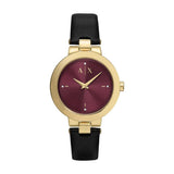 Armani Exchange Orologio da Donna, Movimento al quarzo a Due lancette e cassa da 36 mm con cinturino in Acciaio o Pelle