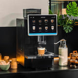 Cecotec Cafetera Superautomática Comercial Cremmaet Coffice. 2900W, Pantalla Táctil, Molido Uniforme, 1 Molinillo, 26 Bebidas, Depósito de Café en Grano 1Kg, Depósito de Agua de 2L