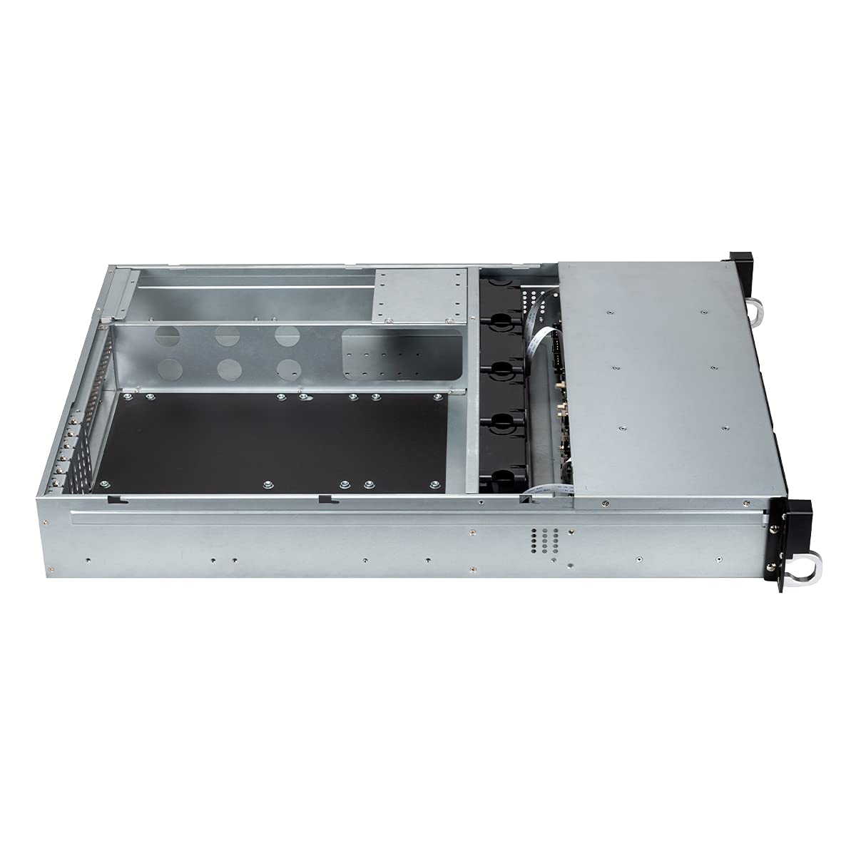UNYKAch Caja Rack HSW6212 Hot Swap (Sustitución de Bahías en Caliente) 2U, ATX, 12 Bahías Compatibles con Discos de 3,5″ o 2.5”, 4 Ventiladores de 80 mm, 2 USB 2.0