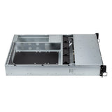 UNYKAch Caja Rack HSW6212 Hot Swap (Sustitución de Bahías en Caliente) 2U, ATX, 12 Bahías Compatibles con Discos de 3,5″ o 2.5”, 4 Ventiladores de 80 mm, 2 USB 2.0