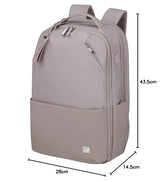 Samsonite Workionist - Mochila para laptop con compartimento de ropa de 15.6 pulgadas, 43 cm, 17.5 L, rosa (cuarzo)