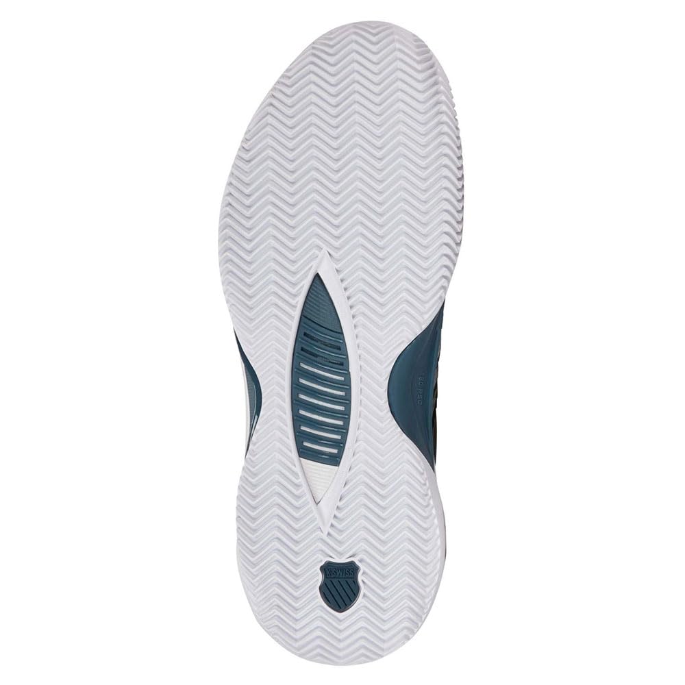 K-Swiss Hypercourt Supreme 2 Tennis Shoe da uomo, White Stargazer, 44.5 EU