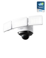 eufy Security Cámara Vigilancia WiFi Exterior Floodlight CAM 2 Pro, Función de Giro e inclinación de 360°, 2K Full HD, iluminación Inteligente, Impermeable, IA en el Dispositivo, sin Tarifa mensual