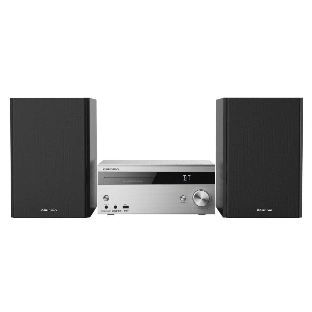 Grundig CMS 4000 BT Dab Sistema Hi-Fi (Alta fidelidad), Color Plata
