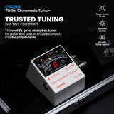 Afinador cromático compacto para pedalera BOSS TU-3S | Excelentes prestaciones en formato diminuto | Afinación de precisión para guitarra y bajo | Indicador LED de 21 segmentos