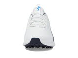 Skechers MAX 2 Arch Fit Zapatillas de Golf Impermeables sin Clavos para Hombre, White/Navy Blue, 43 EU
