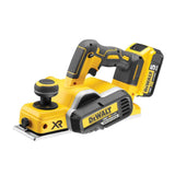 DeWalt DCP580P2-QW Cepillo sin escobillas XR 18V con 2 baterías Li-Ion 5, Negro y amarillo