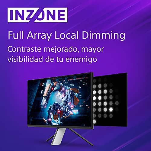 Sony INZONE M9 Monitor Gaming de 27 Pulgadas: Modelo 4K 144 Hz 1 ms Full Array con atenuación Local HDMI 2.1 VRR 2022
