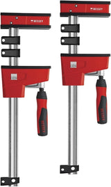 BESSEY 2 abrazaderas de cuerpo REVO KRE100-2K-SET, envergadura de 1000 mm, proyección de 95 mm, carcasa de plástico reforzada con metal para mayor potencia y seguridad, peso 6,9 kg