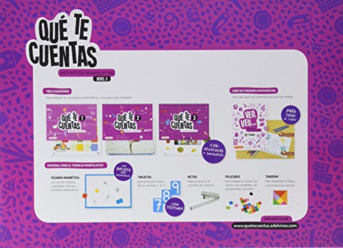 Qué te cuentas - Matemáticas manipulativas. Nivel 3 (QUE TE CUENTAS?)