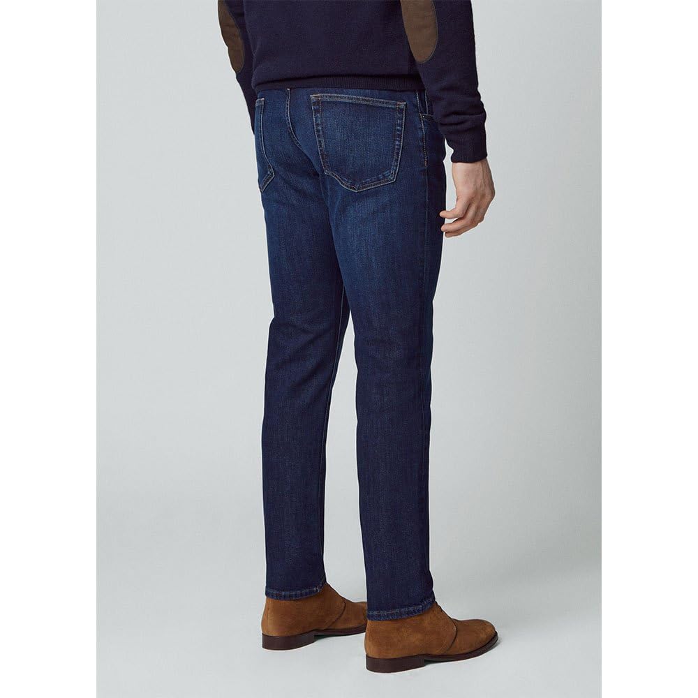 Hackett London Jeans Wash Vintage para Hombre, Azul (Denim Blue), 31W/28L, Azul (Denim Blue), 31W x 28L