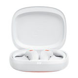 JBL Endurance Zone Auriculares Deportivos inalámbricos Abiertos True Wireless, diseño ergonómico de Gancho, OpenSound, 32 h de autonomía, Resistencia IP68, Google Finder, Blanco