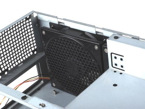 SilverStone SST-GD04B USB 3.0 - Grandia HTPC Micro ATX Carcasa de Ordenador, Rendimiento silencioso con Alto Flujo de Aire, Negro