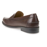 Geox U New Damon B, Mocasines Hombre, Marrón Dk Brown, 47 EU