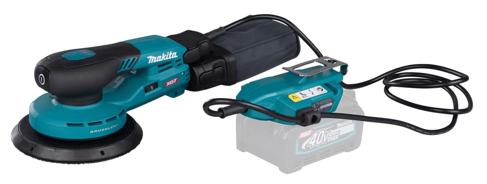 Makita BO002CGZ 40V Max Li-ion XGT 150mm Lijadora orbital aleatoria sin escobillas, baterías y cargador no incluidos