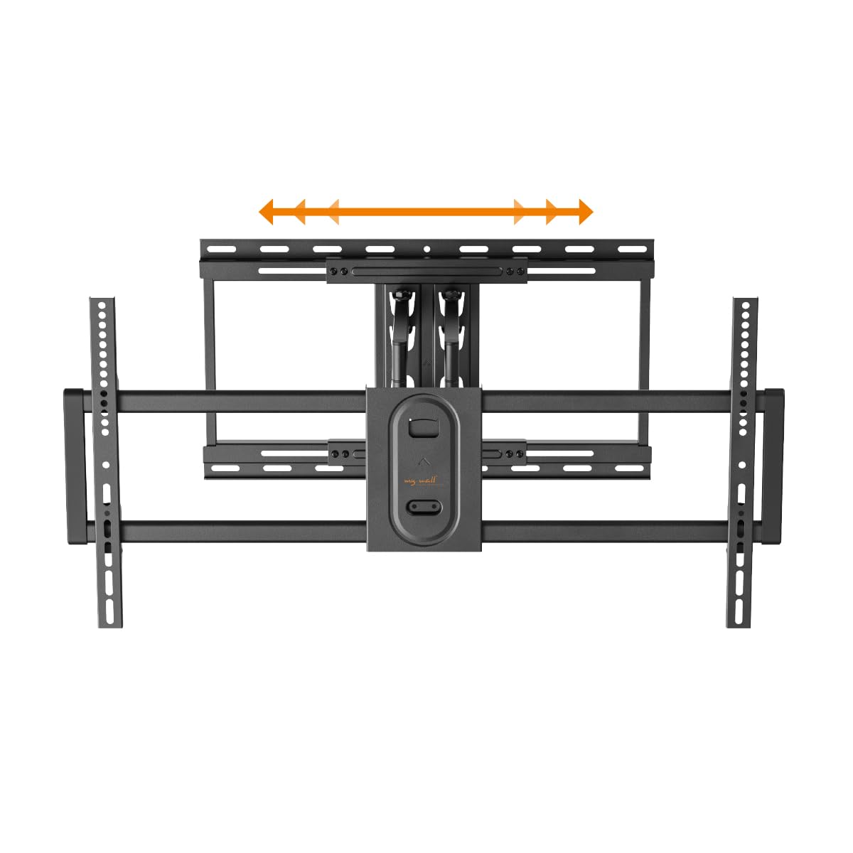 my wall Soporte de Pared Giratorio para TV de hasta 100 Pulgadas – HP43L – Soporte de TV orientable para 43 – 100 Pulgadas (109-254 cm), soporta hasta 80 kg, inclinable y Giratorio, Distancia a la