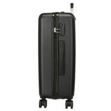 Disney Mickey Outline Maleta mediana Negro 46x65x23 cms Rígida ABS Cierre de combinación lateral 56L 3 kgs 4 Ruedas dobles