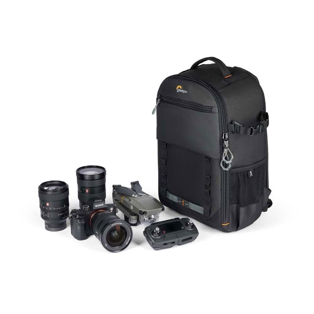 Lowepro Adventura BP 300 III, Mochila para Cámara, con Soporte para Trípode, Bolsillo para Portátil de 13'', Bolsa con Acceso Frontal, para Cámara sin Espejo, Compatible Sony Alpha 7-9 Series, Negro
