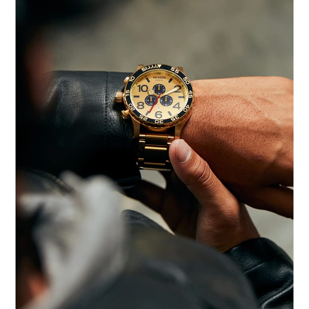 Nixon Reloj Analógico para Hombre de Cuarzo con Correa en Acero Inoxidable A083-3192-00