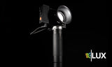 Rollei Empuñadura de batería | 99 Wh | para la serie LUX | Compatible con luces Rollei LUX | Potente batería de 99 Wh | Conectores D-Tap & USB-C | Apto para viajes en avión | Empuñadura de energía con