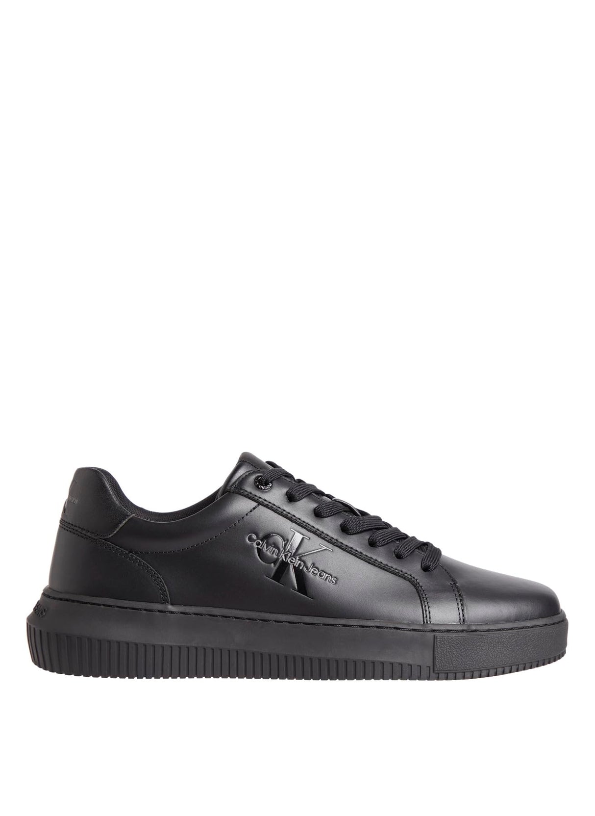 Calvin Klein Sneaker con Suela Cupsole Hombre Chunky Low Calzado, Negro (Triple Black), 43 EU