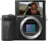 Sony Cámara sin espejo Sony Alpha 6600 | APS-C (enfoque automático rápido de 0,02 s, estabilización óptica de imagen de 5 ejes en la carcasa)