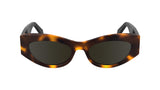 CALVIN KLEIN JEANS Women's Sunglasses CKJ24626S - Havana with Solid Brown Lens