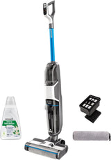 BISSELL CrossWave HF3, Aspiradora Sin Cable, Aspiradora Fregona solo para Suelos Duros, Escoba Aspiradora Vertical Ligera, Aspiradora de Agua con 25 Minutos de Autonomía, en Seco y Húmedo, 3598N
