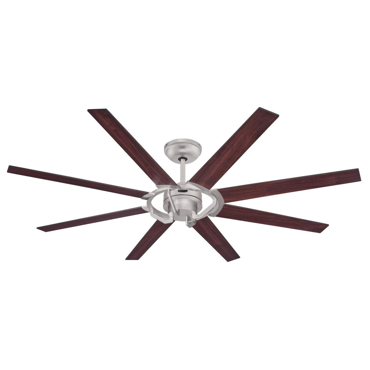 Westinghouse Lighting 72173 Ventilador de techo Stoneford para interior níquel brillante, 178 cm, motor CC, control remoto incluido