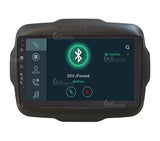 Jf Sound car audio system Autorradio de Ajuste Personalizado para Jeep Renegade Android GPS Bluetooth WiFi Dab USB Pantalla táctil Full HD 9" procesador de 8 núcleos y comandos de Voz